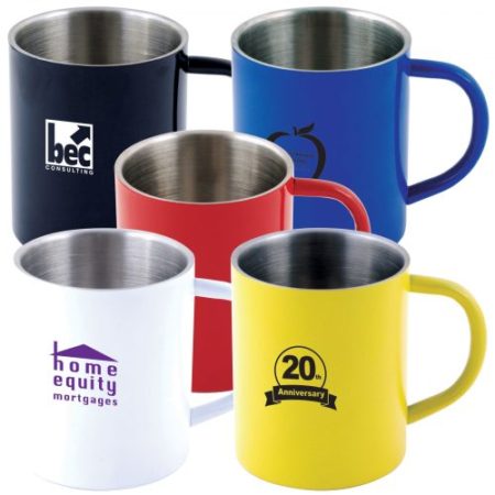 Stainless Steel Promotional Coffee Mugs