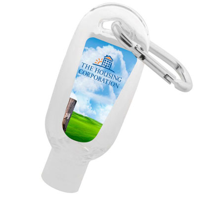 Hand Sanitiser Gel with Carabiner