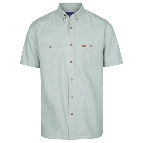 INDUSTRIAL CHAMBRAY SHORT SLEEVE SHIRT